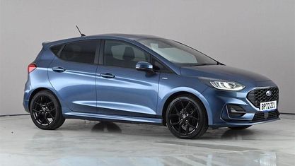 Używany Ford Fiesta ST-Line 101 KM (74 kW) 2022 Niebieski Hatchback