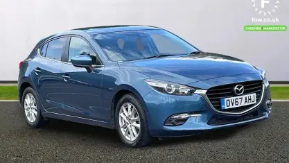 Used Mazda 3 150 HP (110 kW) 2017 Blue Hatchback