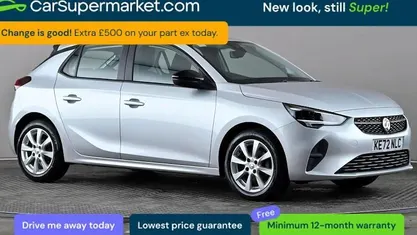 Used Vauxhall Corsa Design Edition 75 HP (55 kW) 2023 Grey Hatchback