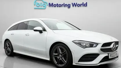 Used Mercedes CLA200 AMG Line Premium 163 HP (119 kW) 2022 White Coupe