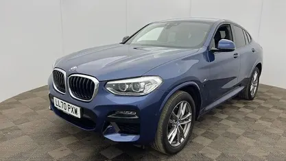 Blue Used 2020 BMW X4 M Sport SUV | £26,890 (Fair price)