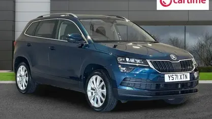 Used Skoda Karoq SE L 150 HP (110 kW) 2022 Blue SUV