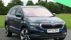 Petrol blue metallic Used 2023 Skoda Karoq SE L SUV | £21,795 (Fair price)