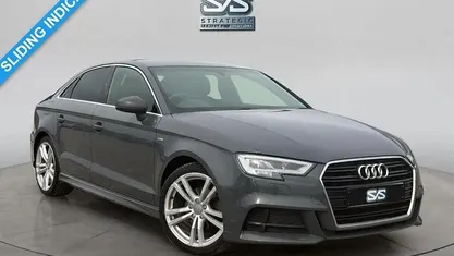 Usado Audi A3 S-Line 150 HP (110 kW) 2018 Cinzento Sedan