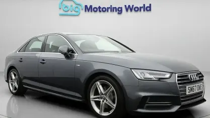 Begagnad Audi A4 S-Line 190 HK (139 kW) 2018 Grå Sedan