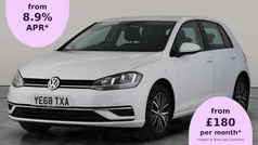 White Used 2018 VW Golf VII SE Hatchback | £11,862 (Fair price)