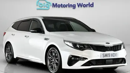 Used Kia Optima GT-Line S 136 HP (100 kW) 2019 White Estate