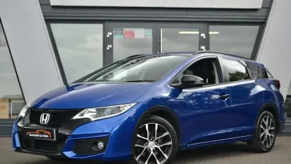 Used Honda Civic Sport 141 HP (103 kW) 2017 Blue Estate