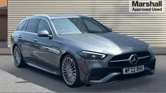 Grey Used 2022 Mercedes C200 AMG Line Premium Estate | £28,563 (Fair price)