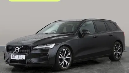 Black Used 2021 Volvo V60 R-Design Estate | £19,526 (Fair price)