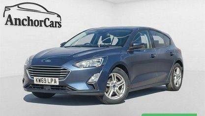 Begagnad Ford Focus Zetec 120 HK (88 kW) 2020 Blå Halvkombi