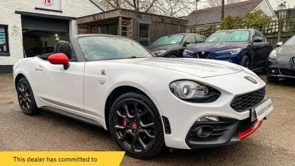 Used Abarth 124 Spider 170 HP (125 kW) 2019 White Cabriolet