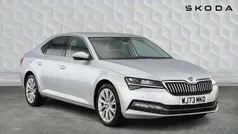 Brilliant silver metallic Used 2023 Skoda Superb SE L Hatchback | £25,483 (A bit pricey)