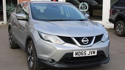 Second-hand Nissan Qashqai N-TEC 110 CP (80 kW) 2015 Argintiu SUV