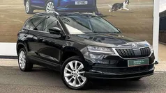 Black magic pearl effect Used 2021 Skoda Karoq SE L SUV | £20,550 (Fair price)