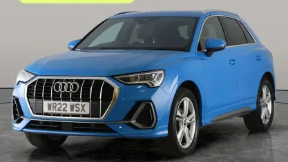 Used Audi Q3 S-Line 150 HP (110 kW) 2022 Blue SUV