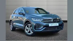 Petrol blue Used 2024 VW T-Roc R-line SUV | £27,995 (Fair price)