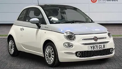 White/grey Used 2021 Fiat 500 Dolcevita Hatchback | £8,250 (Fair price)