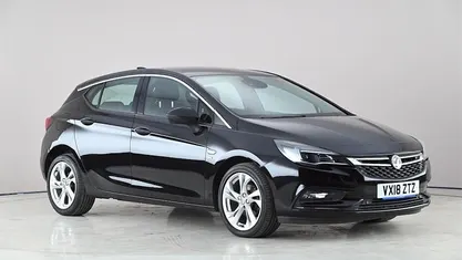 Used Vauxhall Astra SRi 110 HP (80 kW) 2018 Black Hatchback