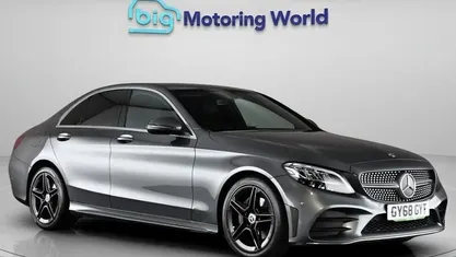 Used Mercedes C200 AMG line 184 HP (135 kW) 2018 Grey Sedan