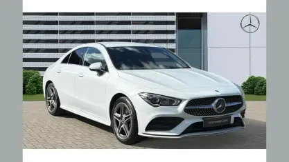 Used Mercedes CLA220 AMG line 190 HP (139 kW) 2021 White Sedan