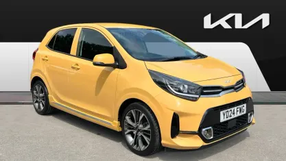 Used Kia Picanto GT-Line 67 HP (49 kW) 2024 Yellow Hatchback