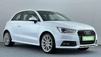 Used Audi A1 Sportback S-Line 125 HP (91 kW) 2015 White Hatchback