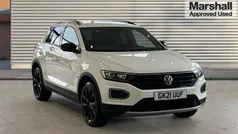 Pure white Used 2021 VW T-Roc Black Edition SUV | £18,826 (Fair price)