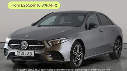 Grey Used 2021 Mercedes A250 AMG line Sedan | £18,712 (Good price)
