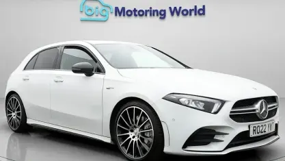 Used Mercedes A35 AMG Executive 306 HP (225 kW) 2022 White Hatchback