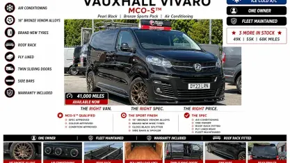 Used Vauxhall Vivaro 101 HP (74 kW) 2023 Black MPV