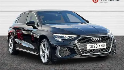 Black Used 2023 Audi A3 Sportback S-Line Hatchback | £18,900 (Fair price)