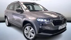 Graphite grey metallic Used 2024 Skoda Karoq SE Drive SUV | £22,499 (Fair price)