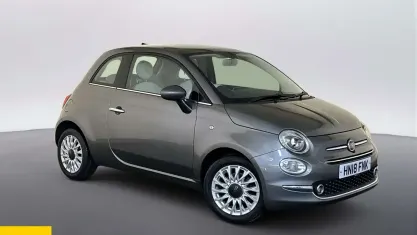 Used Fiat 500 Lounge 69 HP (50 kW) 2018 Grey Hatchback