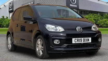 Used VW up! high up! 90 HP (66 kW) 2019 Black Hatchback