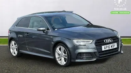 Used Audi A3 Sportback S-Line 150 HP (110 kW) 2016 Grey Hatchback