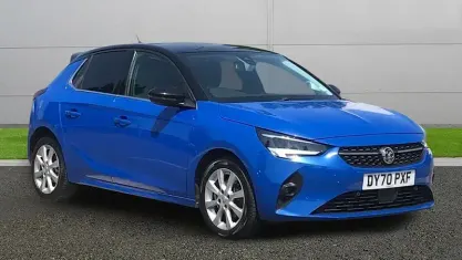 Used Vauxhall Corsa Elite 101 HP (74 kW) 2020 Blue Hatchback