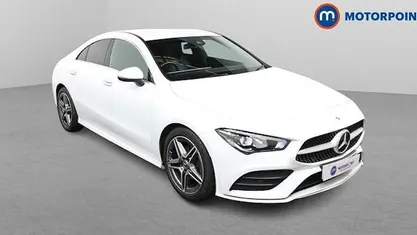White Used 2022 Mercedes CLA180 AMG Line Premium Sedan | £21,649 (Fair price)