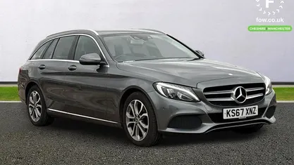 Grey Used 2017 Mercedes C220 Active Estate | £12,799 (Good price)