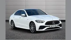 White Used 2024 Mercedes C43 AMG Premium Plus Sedan | £51,395 (Fair price)