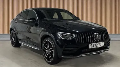 Used Mercedes GLC43 AMG Premium Plus 390 HP (286 kW) 2022 Obsidian black Coupe