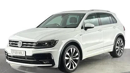 Used VW Tiguan R-line 150 HP (110 kW) 2018 White SUV