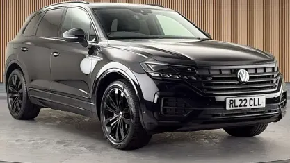 Used VW Touareg Black Edition 286 HP (210 kW) 2022 Deep black pearlescent/deep black pearlescent SUV