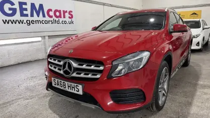 Used Mercedes GLA200 AMG line 136 HP (100 kW) 2018 Red SUV