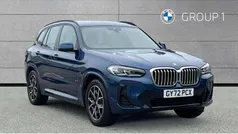 Blue Used 2022 BMW X3 M Sport SUV | £34,695 (Fair price)