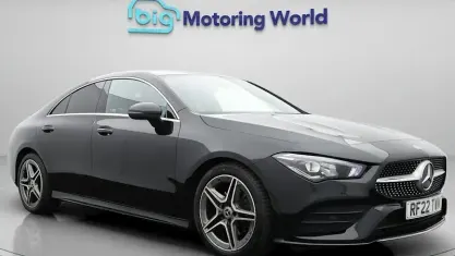 Used Mercedes CLA180 AMG line 136 HP (100 kW) 2022 Black Coupe
