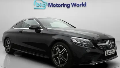 Used Mercedes C200 AMG line 184 HP (135 kW) 2022 Black Coupe