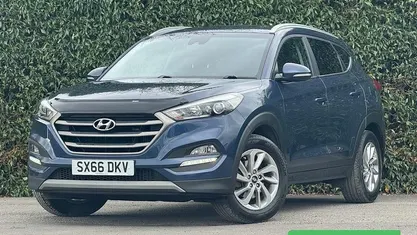 Used Hyundai Tucson SE 116 HP (85 kW) 2017 Blue SUV
