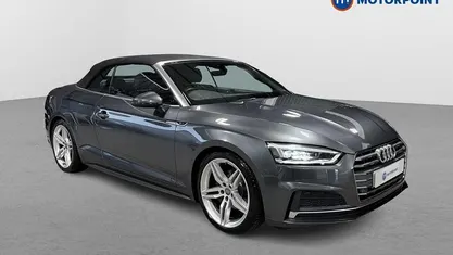 Used Audi A5 Cabriolet S-Line 190 HP (139 kW) 2019 Grey Cabriolet