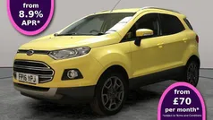 Yellow Used 2016 Ford Ecosport Titanium SUV | £5,769 (Fair price)